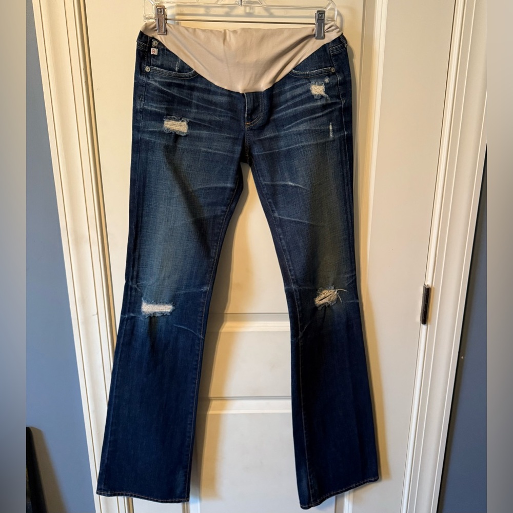 AG Adriano Goldschmied for A Pea In The Pod Maternity Jeans Size 28